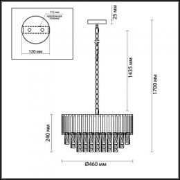 Подвесная люстра Odeon Light Pallada  - 2